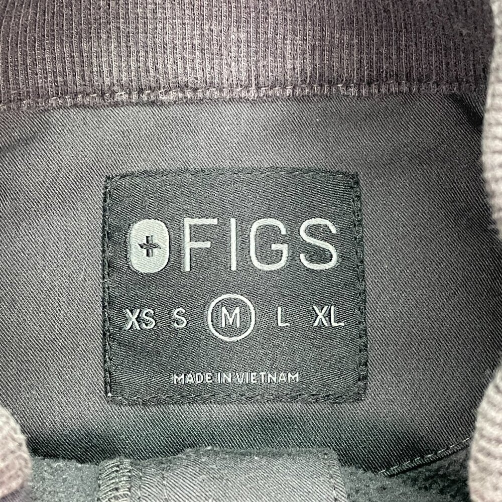 Figs On Shift Fleece Jacket Men's Size Medium Full Zip MXXOW1007 - Picture 5 of 9
